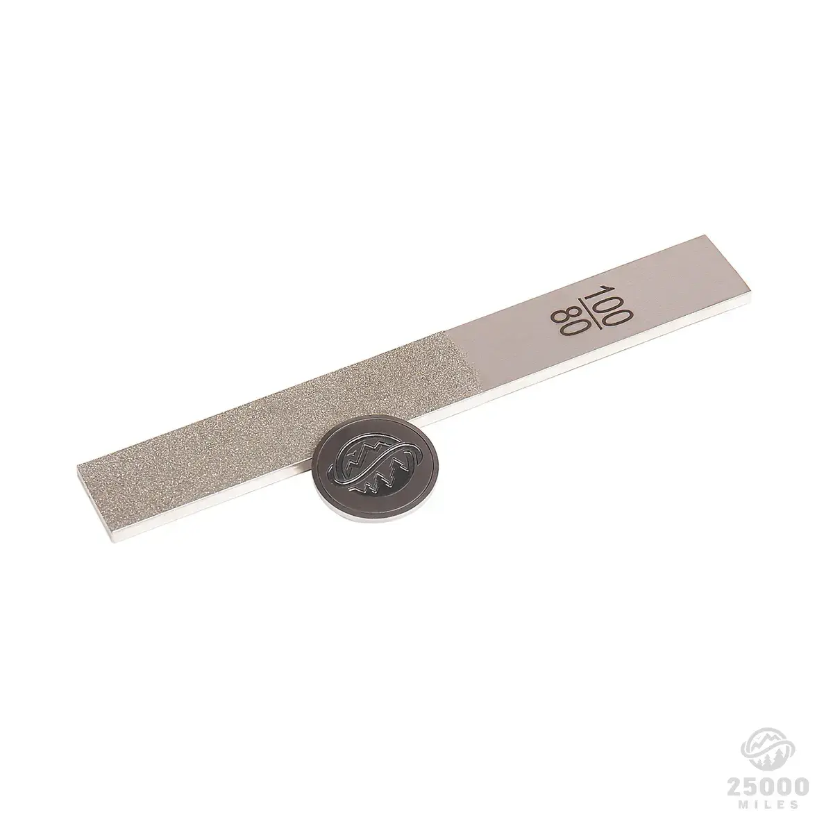 25000miles Double Layer Diamond Bar for hand sharpening. image