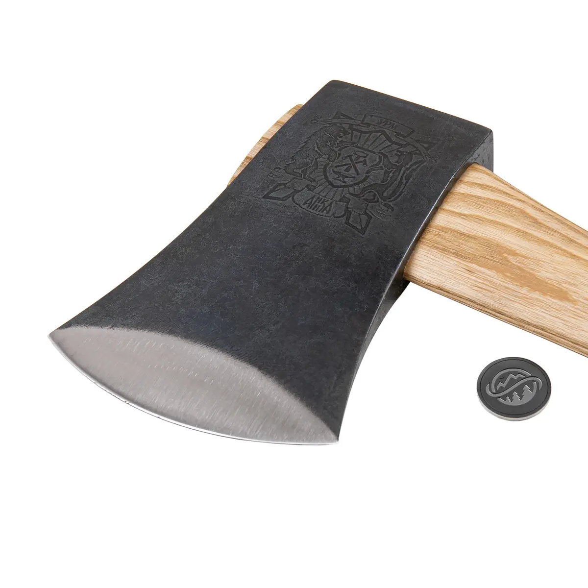 anika "kuth" axe with leather sheath