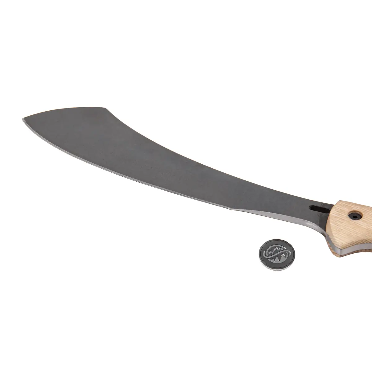 anika "mini kukri" with leather sheath