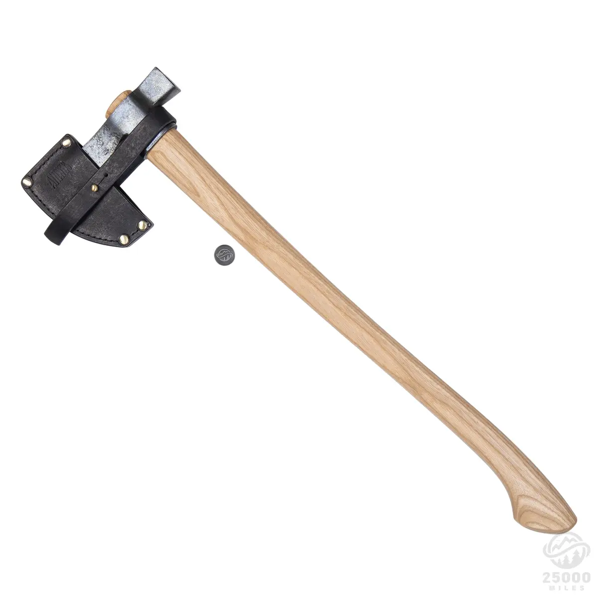 anika “tomahawk bearded” axe with leather sheath main image
