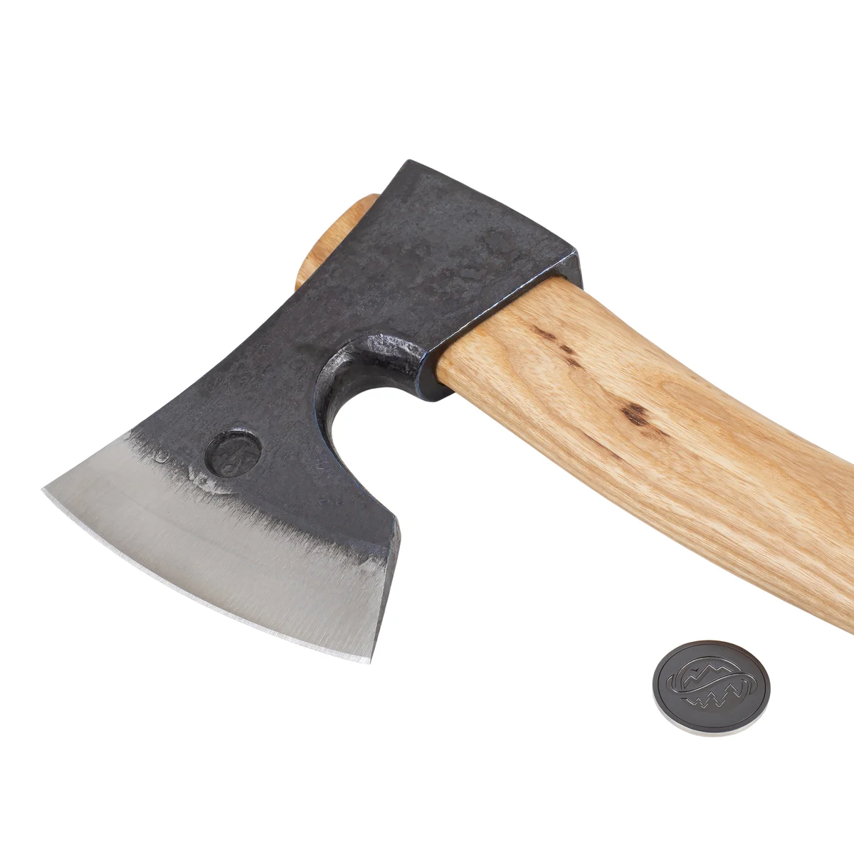 anika "eger" axe with leather sheath