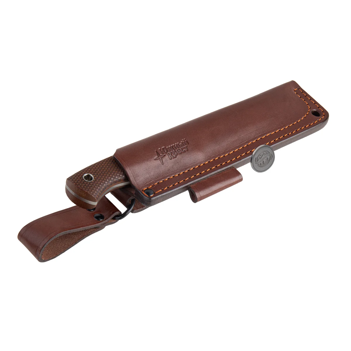 southern cross "cedar l " coyote handle elmax steel convex