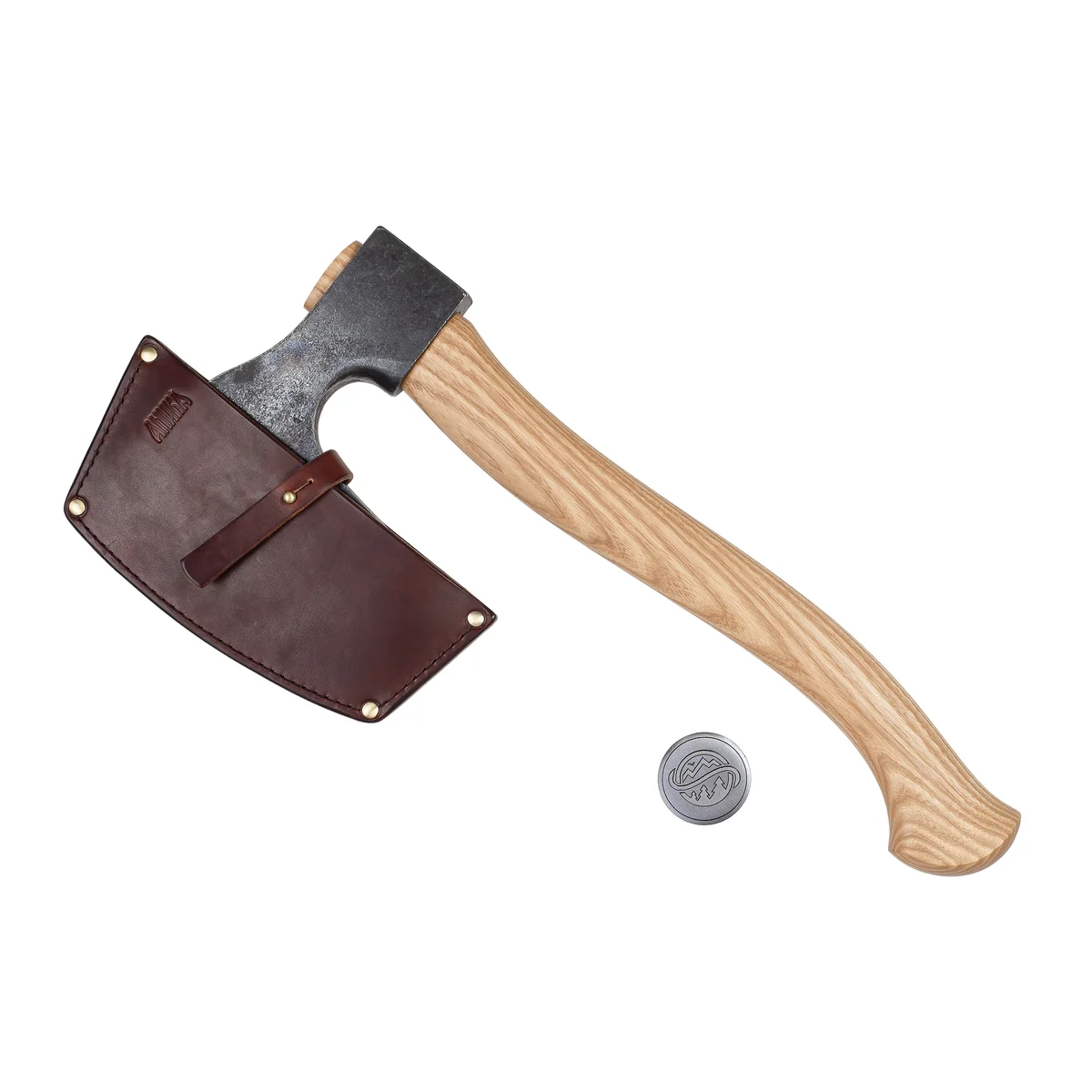 anika “butcher’s” axe with leather steath main image