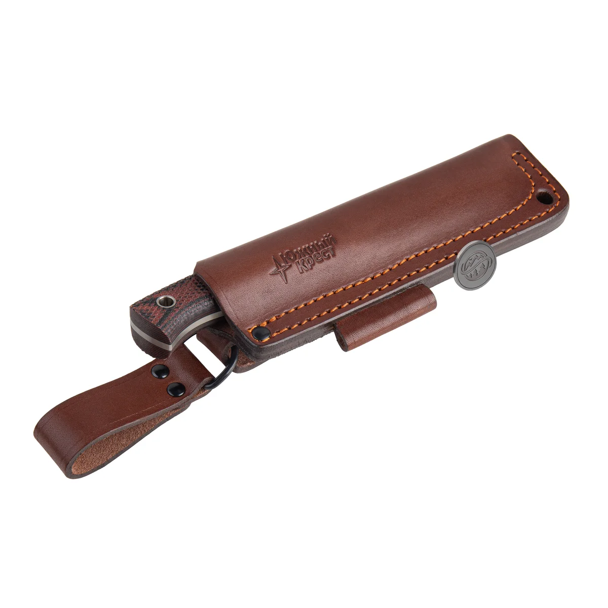 southern cross "caribou l" oxford blue handle elmax steel convex (copy) (copy)