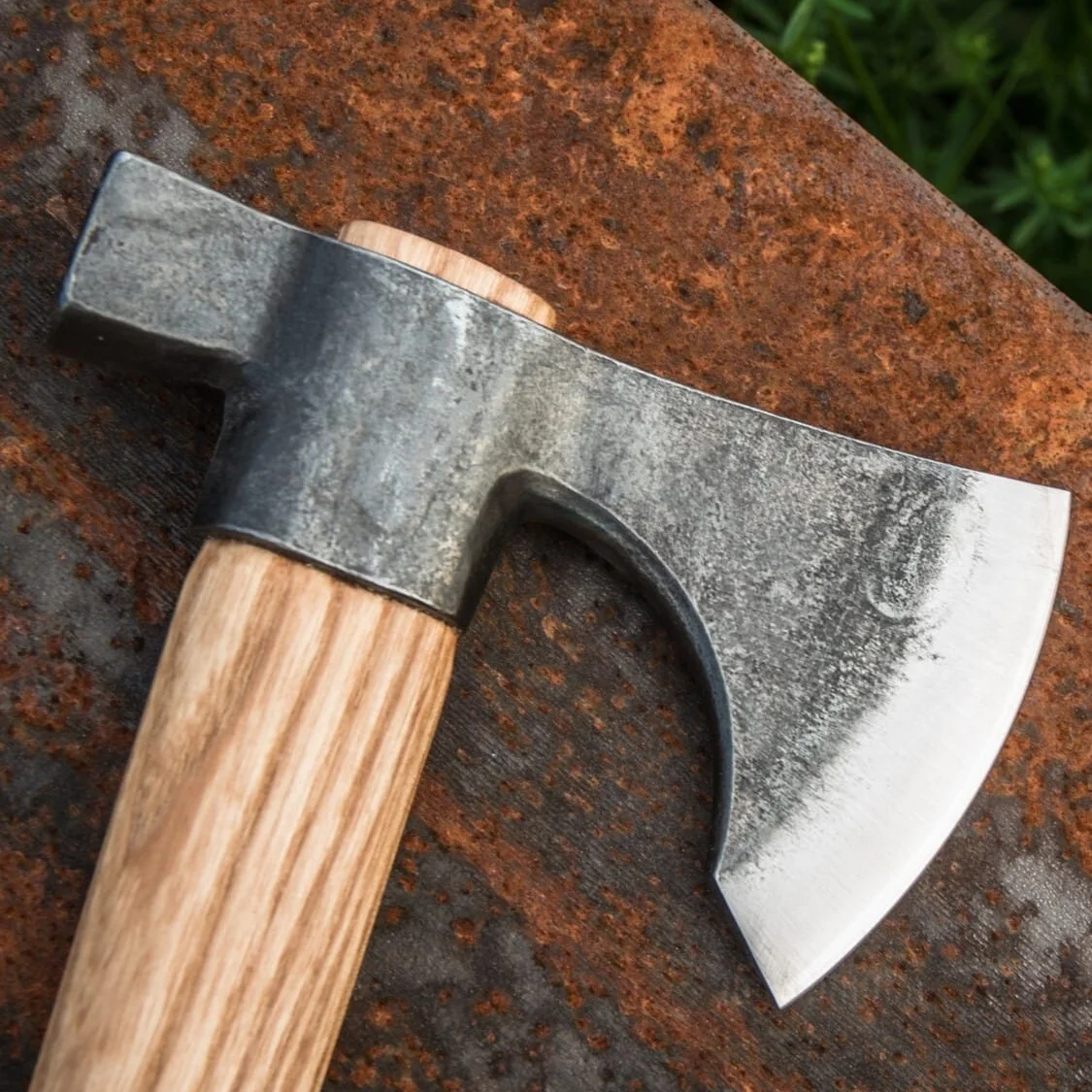 anika “viking mini” axe with leather sheath main image