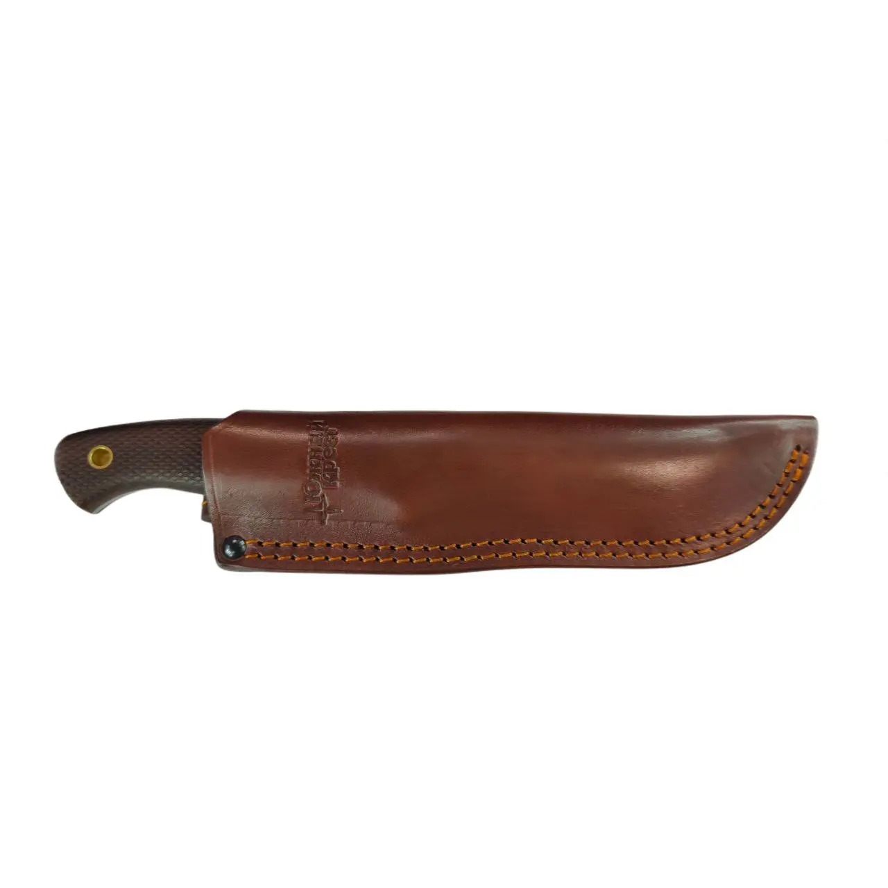 southern cross "nessmuk nord hunter " black handle elmax steel convex